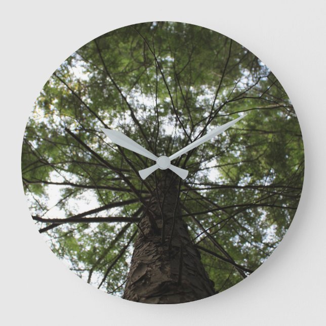 Nature Vibes Große Wanduhr (Vorderseite)