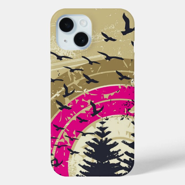 Nature Walk iPhone 15 Fall Case-Mate iPhone Hülle (Rückseite)