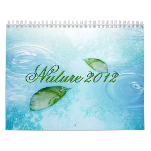 Nature, Water Sky and Blätter 2012 Calendar Kalender