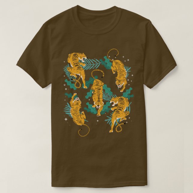 Nature Wildlife Tiger T-Shirt (Design vorne)