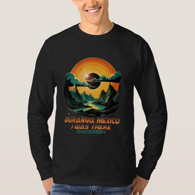 Nature Wildlife Total Solar Eclipse 2024 Durango M T-Shirt (Vorderseite)