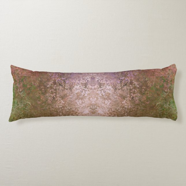 Natureal Inspiriert Abstrakte Alkoholtinte Seitenschläferkissen (Vorderseite)