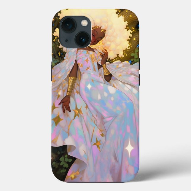 Naturegoddess African American Fantasy Art Case-Mate iPhone Hülle (Rückseite)