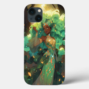 Naturegoddess African American Fantasy Art iPhone 13 Hülle