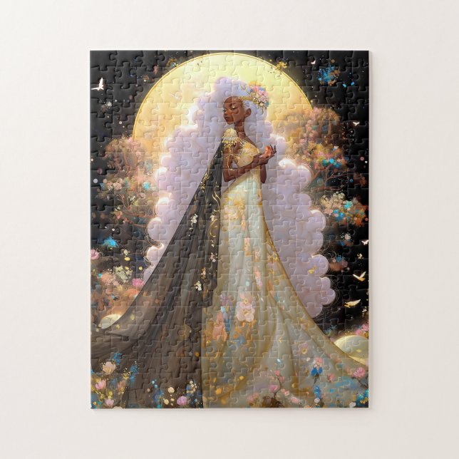 Naturegoddess African American Fantasy Art Puzzle (Vertikal)