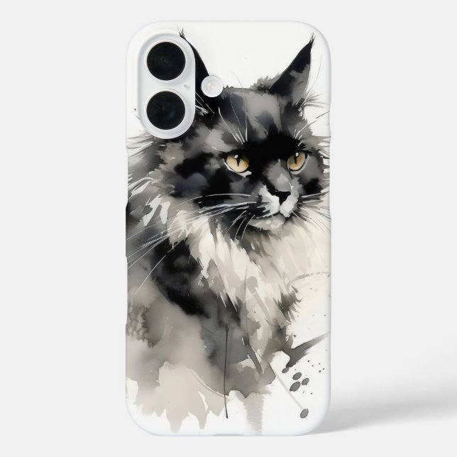 Natureindruckkat Case-Mate iPhone Hülle (Rückseite)
