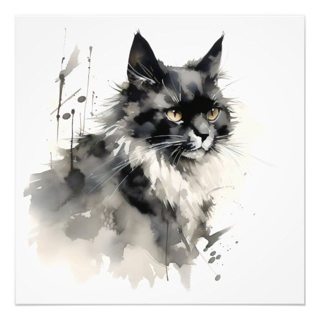 Natureindruckkat Fotodruck (Vorne)