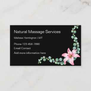 Naturel Schönheits-Massage Visitenkarte