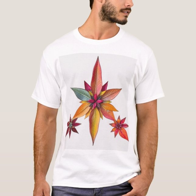 Naturelemente - Sternmuster T-Shirt (Vorderseite)