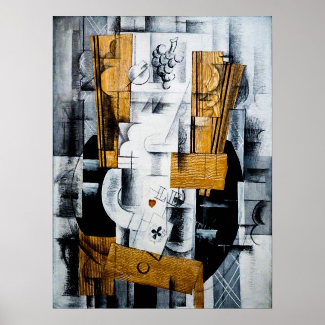 Naturemorte von Georges Braque Poster (Vorne)