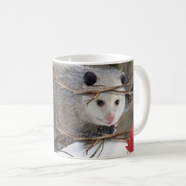Natureopposum-Tasse Kaffeetasse (VorderseiteRechts)