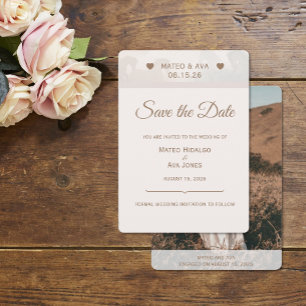 Naturepferde Foto Hochzeit nach Maß Save The Date