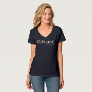 Naturerforschung Frauen V-Neck T-Shirt