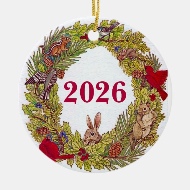 Naturerlebnis Keramik Ornament (Vorne)