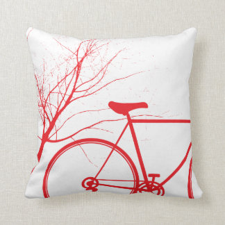 Naturerotes Fahrradkissen Kissen