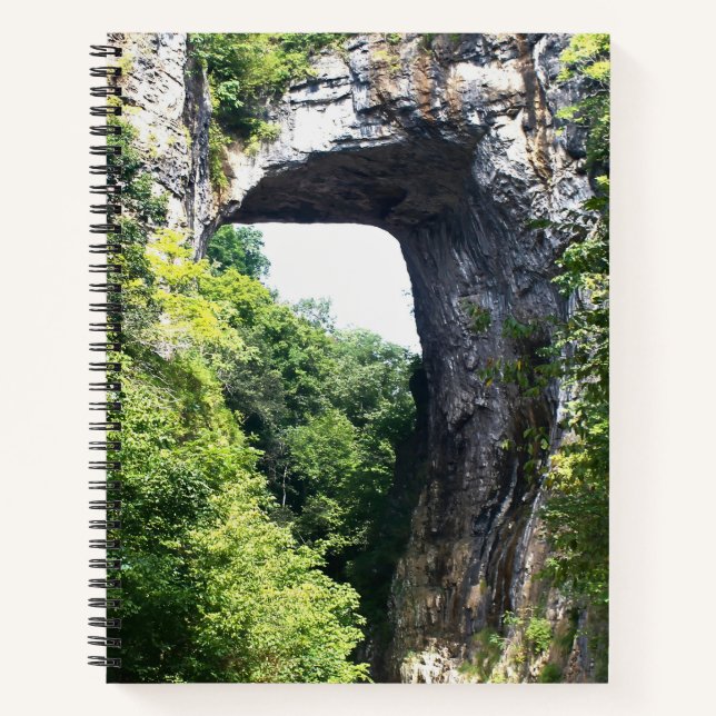 Nature's Archway - Natural Bridge Notizbuch (Vorderseite)
