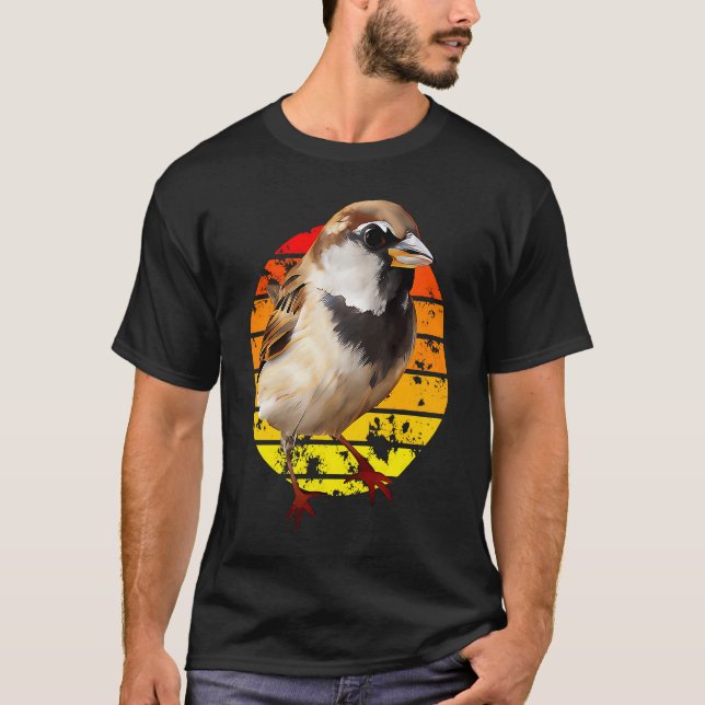 Nature's beauty  House Sparrow T-Shirt (Vorderseite)
