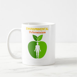 Nature's Blueprint: T-Shirt zur Umweltbestimmung Kaffeetasse
