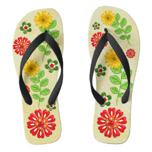 Natures Bounty Jeweled HIPPY Flip Flops