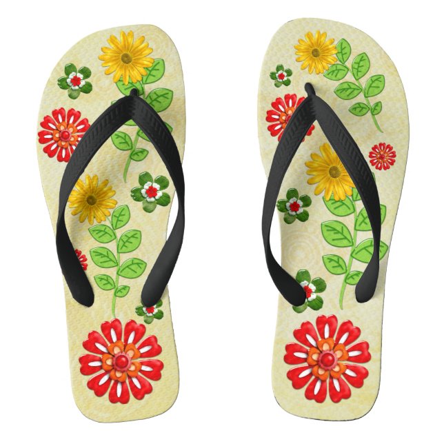 Natures Bounty Jeweled HIPPY Flip Flops (Fußbett)