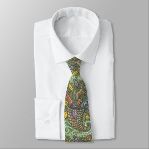 NATURE'S BOUNTY WILDLIFE CORNUCOPIA HOLIDAY TIE KRAWATTE