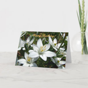 Nature's Bouquet Herzlichen Glückwunsch zum Gebu Karte