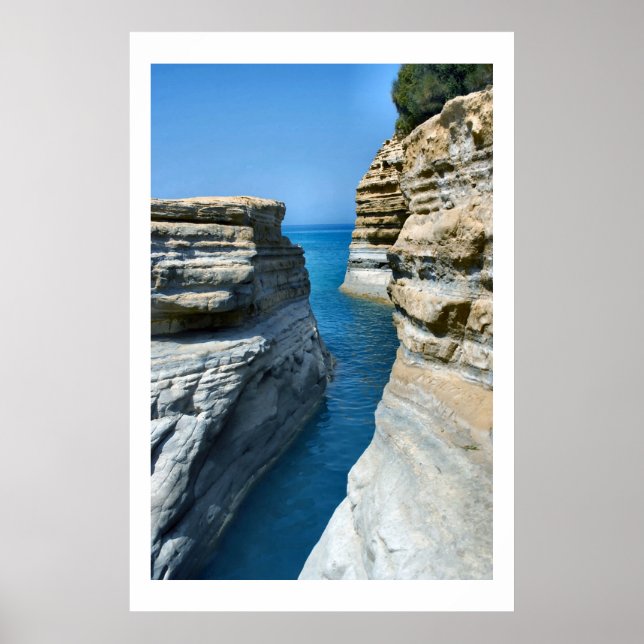 Natures Cut - Korfu Island Seascape Posters Poster (Vorne)