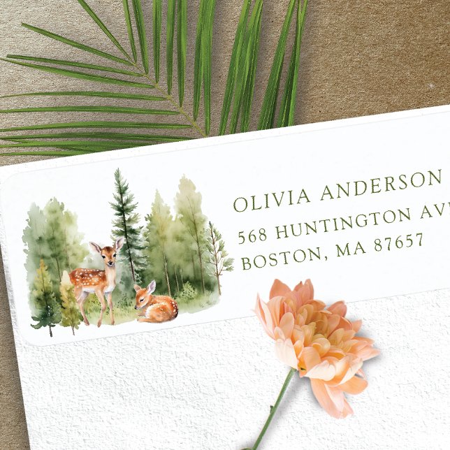 Nature's Delight Baby Shower Hängeadresse Etikett (Von Creator hochgeladen)