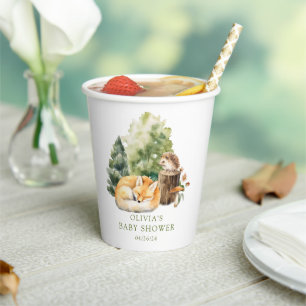 Nature's Delight Fox Babydusche Pappbecher