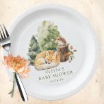 Nature's Delight Fox Babydusche Pappteller<br><div class="desc">Das bezaubernde Babyduschdesign,  das perfekt dazu geeignet ist,  Ihrer Veranstaltung eine Touch Waldcharme zu verleihen. Diese personalisierten Teller aus Papier zeichnen sich durch ein niedliches Schlaffoxdesign aus,  das das Wesen der Natur erfasst und eine skurrile Atmosphäre schafft. Besuchen Sie unseren Shop,  um unsere gesamte Naturfreude-Sammlung zu sehen</div>