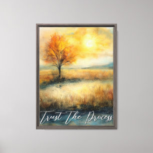 Nature's Foliage vertrauen dem Prozess Canvas Prin Leinwanddruck