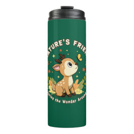 Nature's Friend Cute Fawn Woodland Animal Thermosbecher