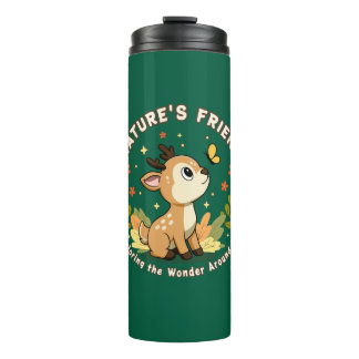 Nature's Friend Cute Fawn Woodland Animal Thermosbecher