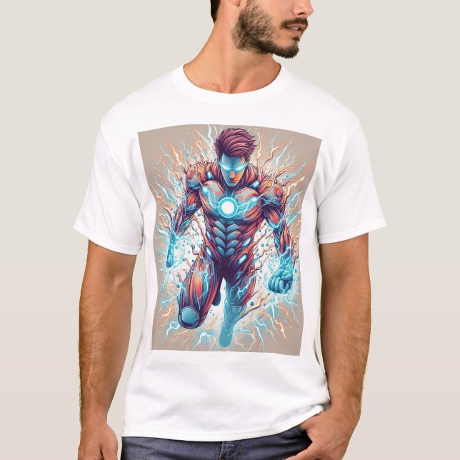 "Nature's Guardian: Superhero Power entfesselt" T-Shirt (Vorderseite)