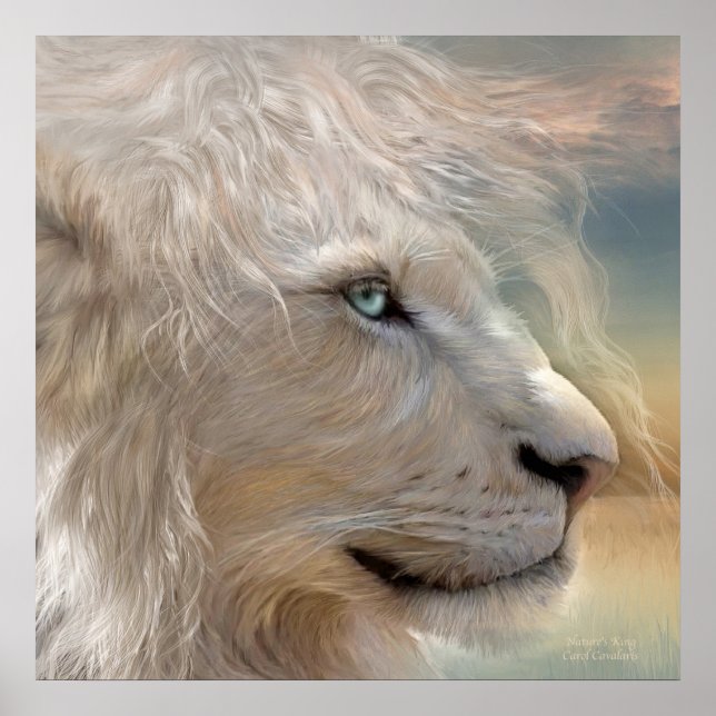 Nature's King - Portrait Fine Art Poster/Print Poster (Vorne)