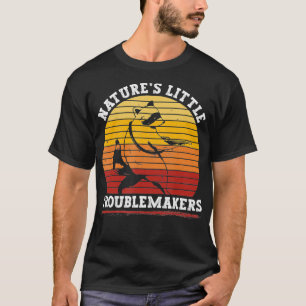 Natures Little Troublemakers Funny Raccoon T-Shirt