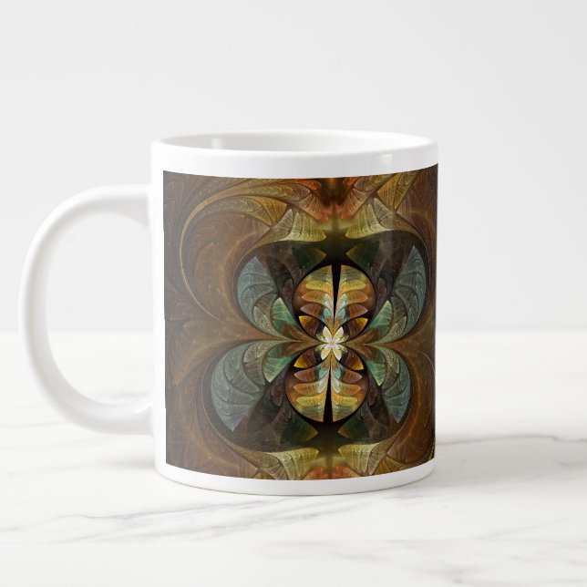 Natures Matrix Bumble Bee Abstrakt Jumbo-Tasse (Links)