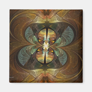 Natures Matrix Bumble Bee Abstrakt Magnet