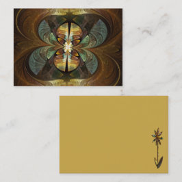Natures Matrix Bumble Bee Abstrakt Visitenkarte
