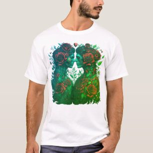 Nature's Rose Liebe - Elegante Herzstücke T-Shirt