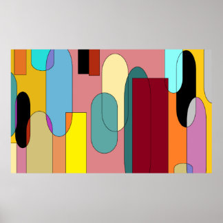 Nature's Symphony - Tranquil Waterfall Poster