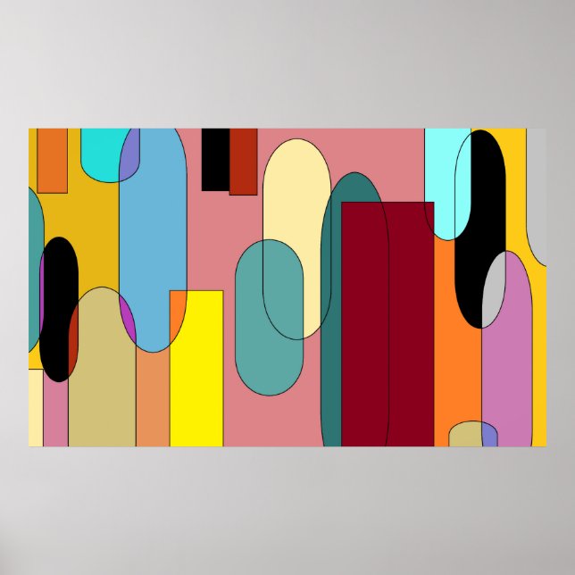 Nature's Symphony - Tranquil Waterfall Poster (Vorne)