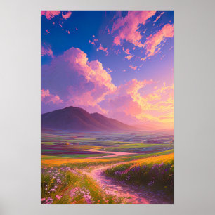 Nature's Tapestry bei Sunset Poster