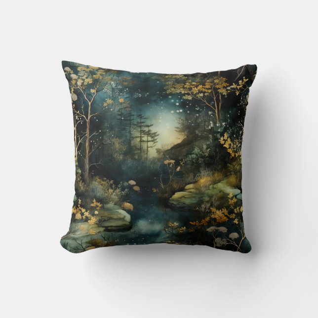 Nature's Tapestry Throw Kissen (Vorderseite)