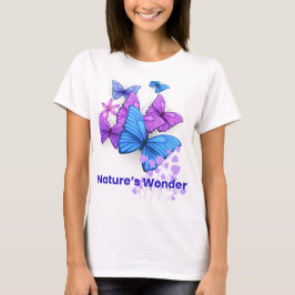 Nature's Wonder - Eleganter Butterfly-T - Shirt