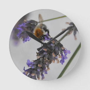 Natures Wonderful Workers Runde Wanduhr