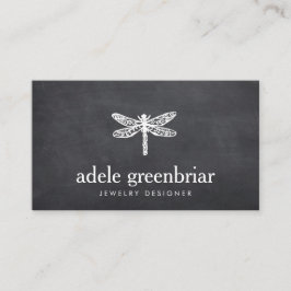 Natureschmuck Designer Dragonfly Logo-Tafel Visitenkarte