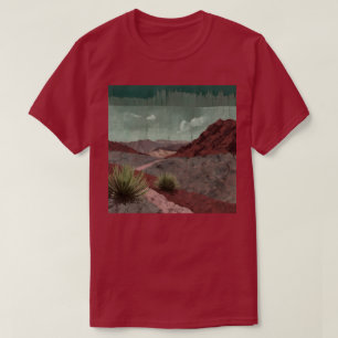 Naturethematischer T - Shirt für Vintage Collage