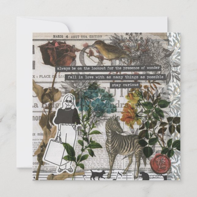 Naturewunder-Flachgrüßkarte (Vorderseite)