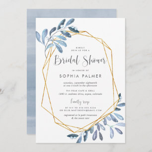 Naturfolien   Brautparty Aquarell Einladung